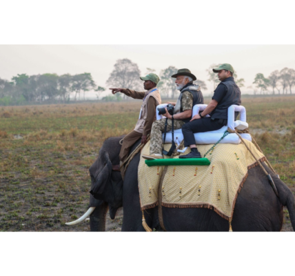 Narendra Modi's Visit Kaziranga National Park